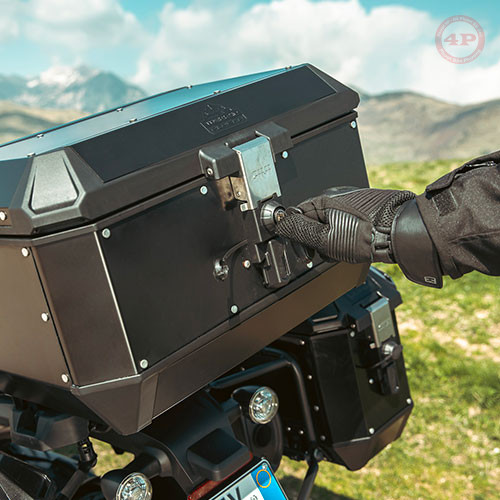 Thùng sau GIVI 56 Lit Bằng Nhôm Trekker Alaska ALA56B - Phượt 4P - Ảnh 3