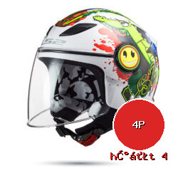 Mũ bảo hiểm 3/4 LS2 OF602 Funny cho trẻ em