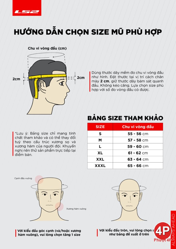 huong dan chon size mu ls2