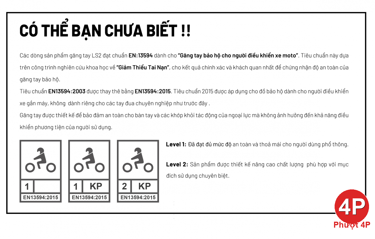 thông tin tiêu chuẩn găng tay dart man