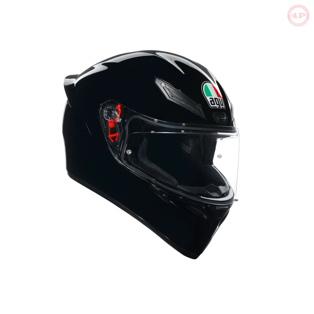 K1 S SOLID BLACK – DOT(E2206) – MŨ BẢO HIỂM FULL FACE AGV - Phượt 4P