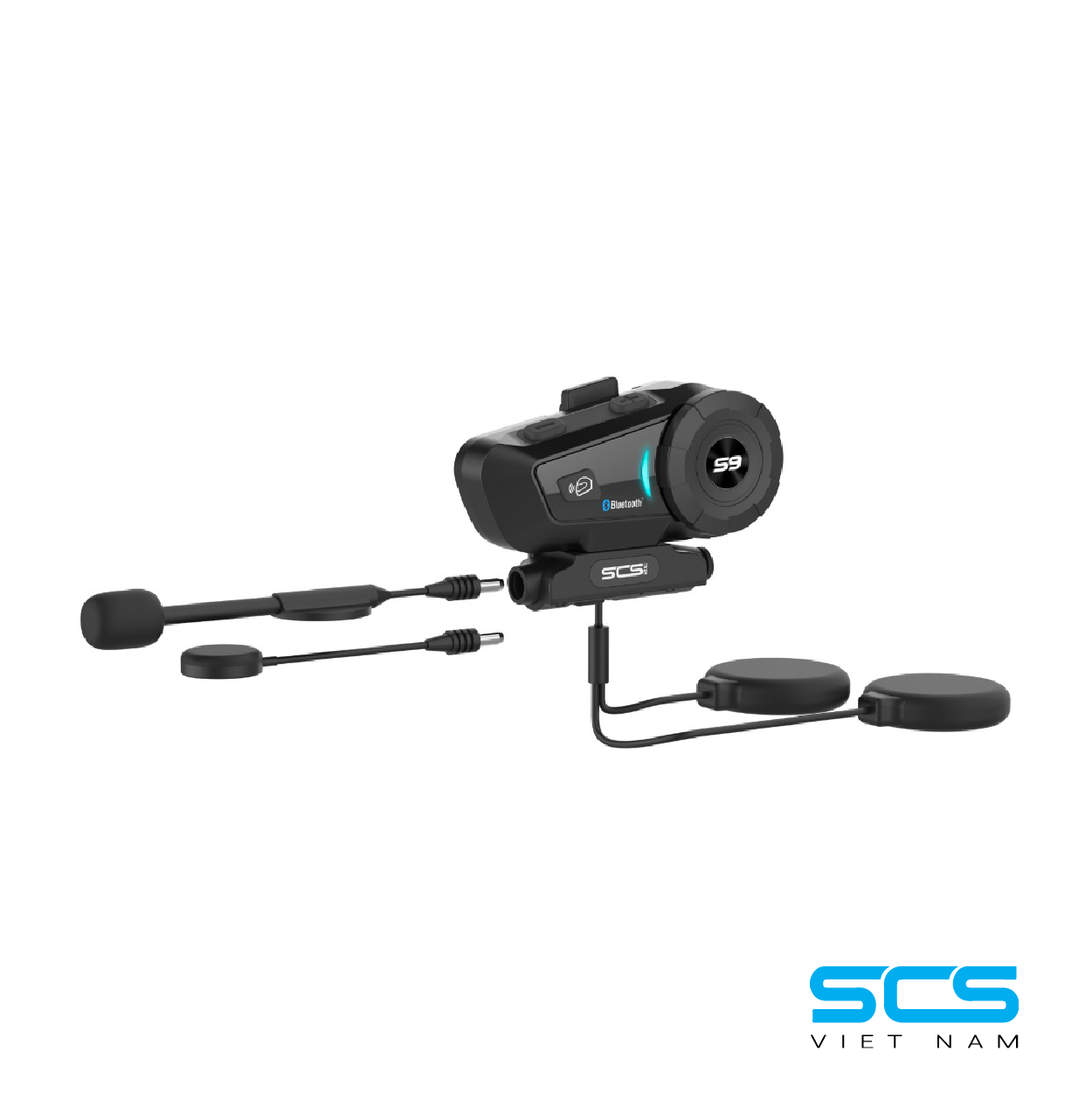 Tai Nghe Bluetooth Gắn Mũ Bảo Hiểm SCS S9 - Phượt 4P - Ảnh 2